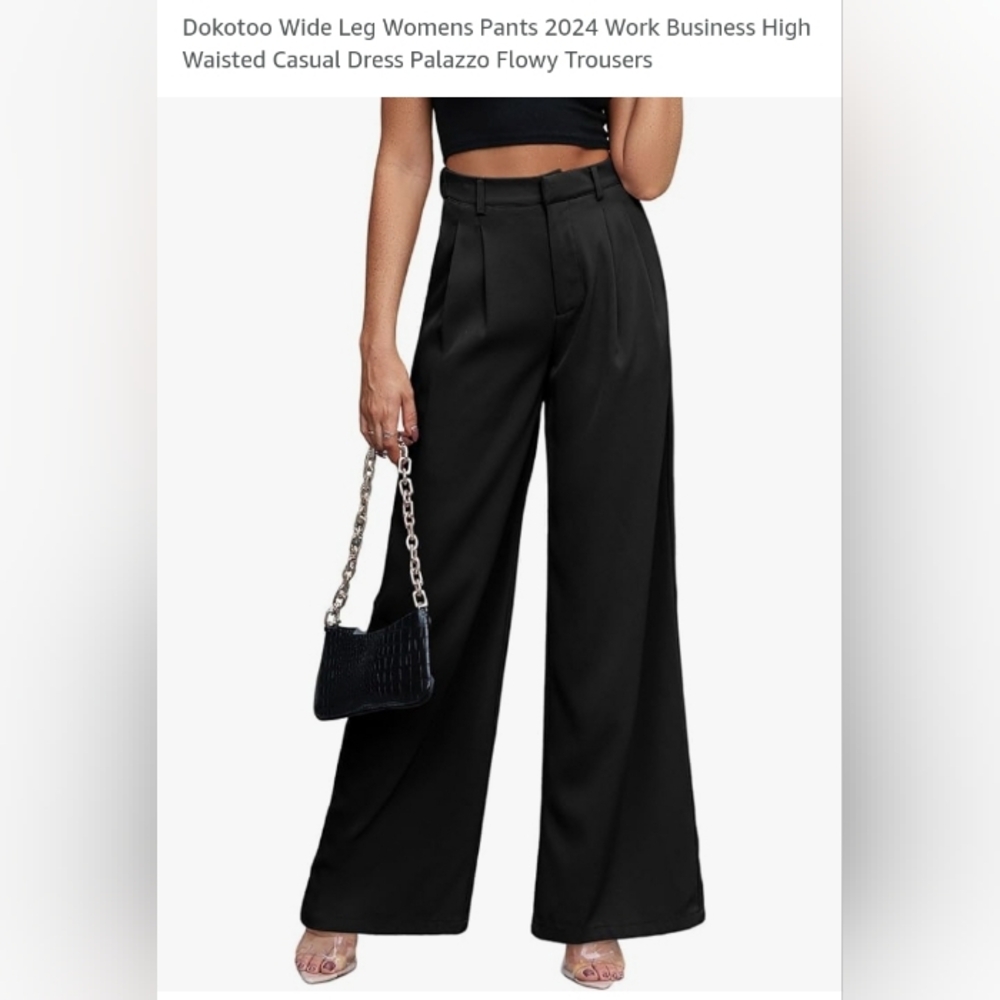 Black Ladies dress pants.